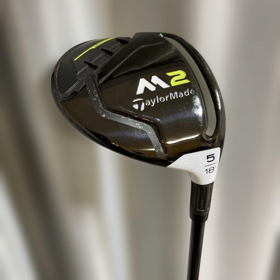 テーラーメイド M2 5番フェアウェイウッド 18度　純正シャフトSR