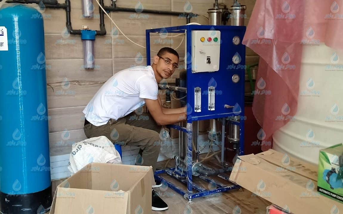 الاشراف علي محطات مياه خيرية